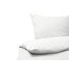 Conjunto De Fundas De Algodón Blanco Edredón Funda De Almohada 155 X 220 Cm Moderno Dormitorio Avondale - Blanco