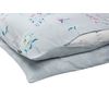 Conjunto De Fundas De Algodón Azul Claro Edredón Funda De Almohada 135 X 200 Cm Moderno Dormitorio Evergreen - Azul