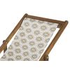 Conjunto De 2 Tumbonas De Jardín De Madera De Acacia Clara Beige Arena Reclinable Plegable Anzio - Beige