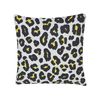 Conjunto De 2 Cojines De Poliéster Blanco Negro Patrón Animal Leopardo 45 X 45 Cm Jardín Patio Exterior Karditsa - Multicolor