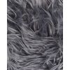 Alfombra De Piel Sintética De Oveja Acrílico Gris 180 X 60 Cm Mamungari - Gris