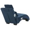 Chaise Longue De Terciopelo Azul Oscuro Altavoz Bluetooth Puerto Usb Moderno Sala De Estar Simorre - Azul