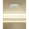 Lámpara De Techo Led De Metal Blanco Acrílico Forma De Triángulo Moderno Nanding - Blanco