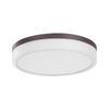 Lámpara De Techo Led De Metal Blanco Marrón 40 Cm Acrílico Moderno Sakae - Blanco