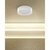 Lámpara De Techo Led De Metal Blanco Acrílico Moderno Contemporáneo Loei - Blanco