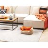 Cama Para Perro De Terciopelo Naranja Beige 50 X 37 Cm Cojín Mascota Gato Izmir - Beige