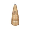 Lámpara De Techo De Madera De Bambú Clara 129 Cm Hecho A Mano Suam - Madera Clara