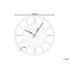 Reloj De Pared Blanco 34 Cm Material Sintético Plástico Metal Sin Números Daroca - Blanco