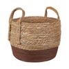 Conjunto De 2 Macetas De Algas Marinas Natural Marrón Plantas Boho Paladju - Natural