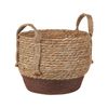 Conjunto De 2 Macetas De Algas Marinas Natural Marrón Plantas Boho Paladju - Natural