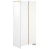 Armario Blanco Madera Clara 180 Cm Puertas Estantes Almacenaje Dormitorio Sellin - Blanco