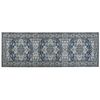 Alfombra De Poliéster Gris Azul 70 X 200 Cm Envejecido Vintage Recibidor Kottar - Gris