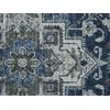 Alfombra De Poliéster Gris Azul 70 X 200 Cm Envejecido Vintage Recibidor Kottar - Gris