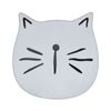 Alfombra Infantil Diseño Gato ⌀ 100 Cm En Gris Kitty - Gris