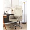 Silla De Oficina Reclinable De Poliéster Beige Plateado Giratorio Regulable Pilot - Beige