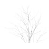 Árbol De Navidad Led De Metal Blanco 160 Cm Decoración Interior Exterior Lappi - Blanco