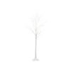 Árbol De Navidad Led De Metal Blanco 190 Cm Decoración Interior Exterior Lappi - Blanco