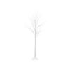 Árbol De Navidad Led De Metal Blanco 190 Cm Decoración Interior Exterior Lappi - Blanco