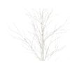 Árbol De Navidad Led De Metal Blanco 190 Cm Decoración Interior Exterior Lappi - Blanco