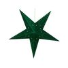 Conjunto De 2 Estrellas Led De Papel Verde Esmeralda 60 Cm Terciopelo Motti - Verde