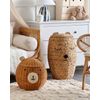 Cesta De Ratán Natural Beige 43 Cm Oso Habitación Infantil Himba - Natural