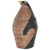 Cesta De Jacinto De Agua Natural Beige Negro 68 Cm Pingüino Infantil Hadzabe - Natural