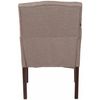 Clp Set De 2 Butacas De Salón Sugar Tela Gris Topo 66x66x98 Cm