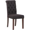 Clp Silla De Comedor Lisburn Tela Negro 63x45x98 Cm