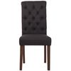 Clp Silla De Comedor Lisburn Tela Negro 63x45x98 Cm