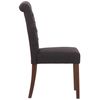 Clp Silla De Comedor Lisburn Tela Negro 63x45x98 Cm