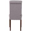 Clp Silla De Comedor Lisburn Tela Gris 63x45x98 Cm