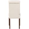 Clp Silla De Comedor Lisburn Tela Crema 63x45x98 Cm