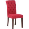 Clp Silla De Comedor Lisburn Tela Rojo 63x45x98 Cm