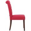 Clp Silla De Comedor Lisburn Tela Rojo 63x45x98 Cm