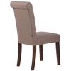 Clp Silla De Comedor Lisburn Tela Gris Topo 63x45x98 Cm