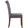 Clp Silla De Comedor Lisburn Terciopelo Gris Oscuro 63x45x98 Cm