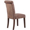 Clp Silla De Comedor Lisburn Terciopelo Marrón 63x45x98 Cm