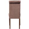 Clp Silla De Comedor Lisburn Terciopelo Marrón 63x45x98 Cm