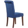 Clp Silla De Comedor Lisburn Terciopelo Azul 63x45x98 Cm