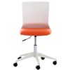 Clp Silla De Oficina Apolda Simil Cuero Naranja 61x61x92 Cm