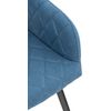 Clp Silla De Comedor Shila Tela Azul 44x47x84 Cm