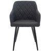 Clp Silla De Comedor Shila Tela Negro 44x47x84 Cm