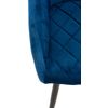 Clp Silla De Comedor Shila Terciopelo Azul 44x47x84 Cm