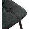 Clp Silla De Comedor Tilde Tela Gris Oscuro 52x45x88 Cm