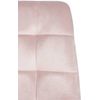 Clp Silla De Comedor Tilde Terciopelo Rosado 52x45x88 Cm