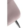 Clp Silla De Comedor Tilde Terciopelo Rosado 54x45x83 Cm