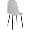 Clp Silla De Comedor Napier Tela Crema 51x44x88 Cm