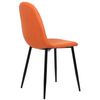 Clp Silla De Comedor Napier Tela Naranja 51x44x88 Cm