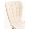 Clp Juego De 4 Silla De Comedor Elda Simil Cuero Crema 63x50x88 Cm