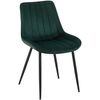 Clp Silla De Comedor Rahden En Terciopelo Verde 61x46x82 Cm